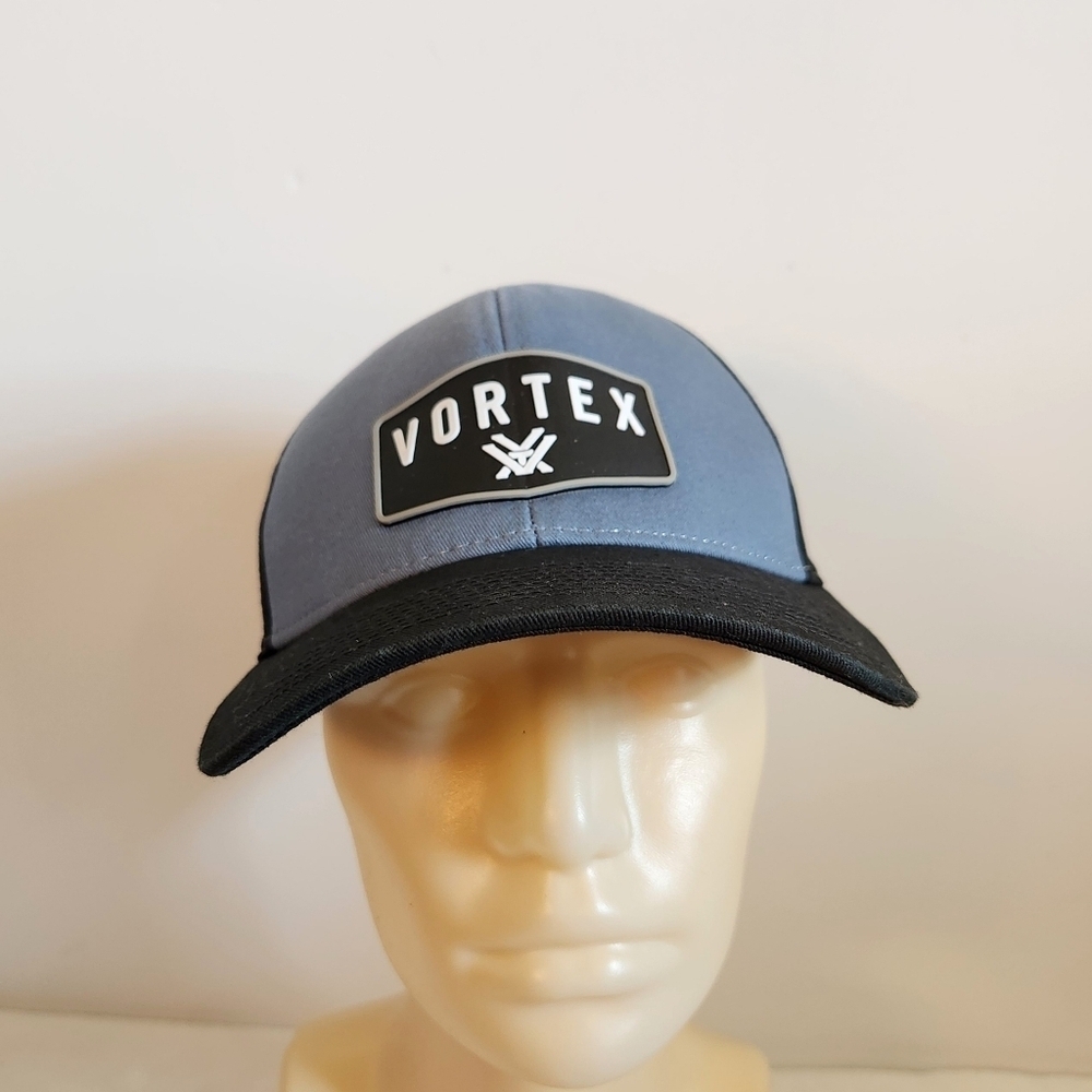Vortex Go Big Patch Snap Back Blue Black Sport Optics Baseball Hat Cap
